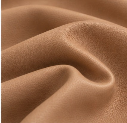 Detalle del cuero de chaqueta corta oversize para dama
