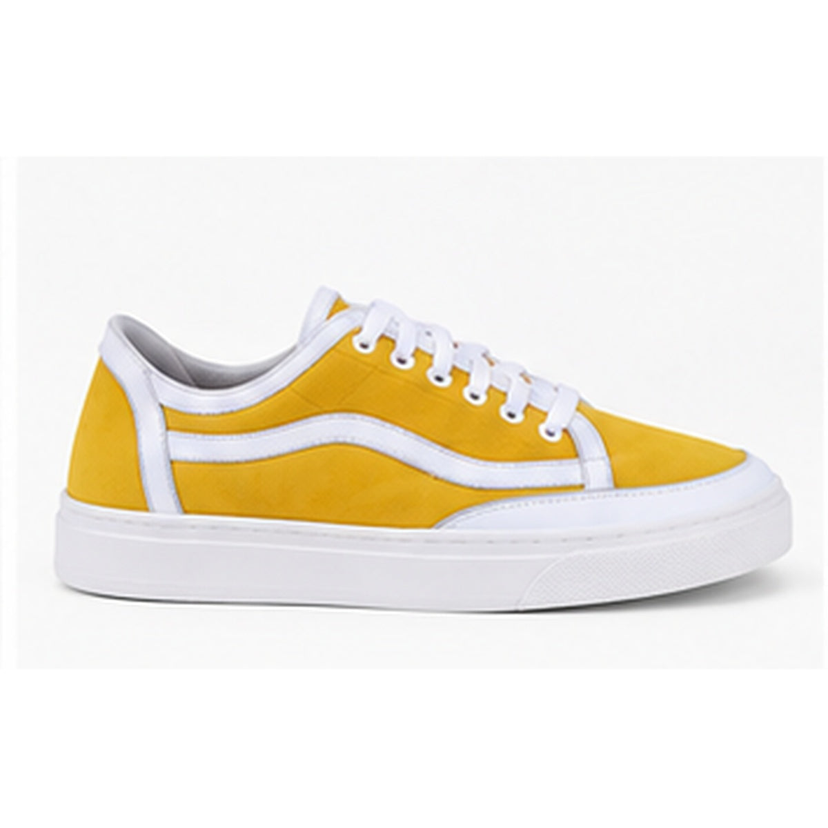 Deportivo Esmeralda amarillo vista lateral