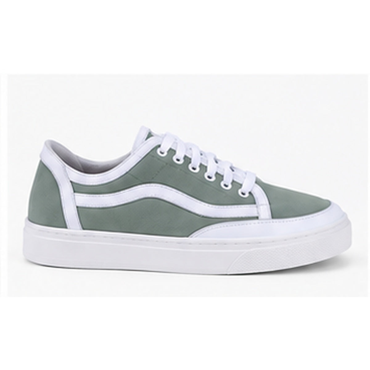 Deportivo Esmeralda verde vista lateral