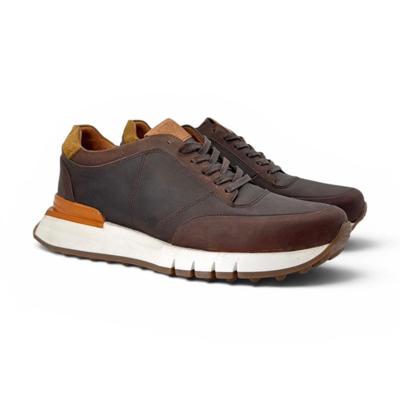 Deportivo TR Caramelo Hombre vista del par