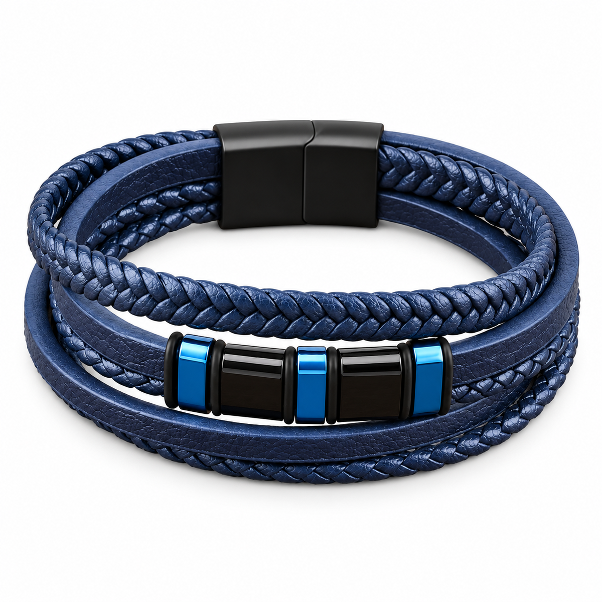 Manilla Estratos - Azul / negro - fondo blanco