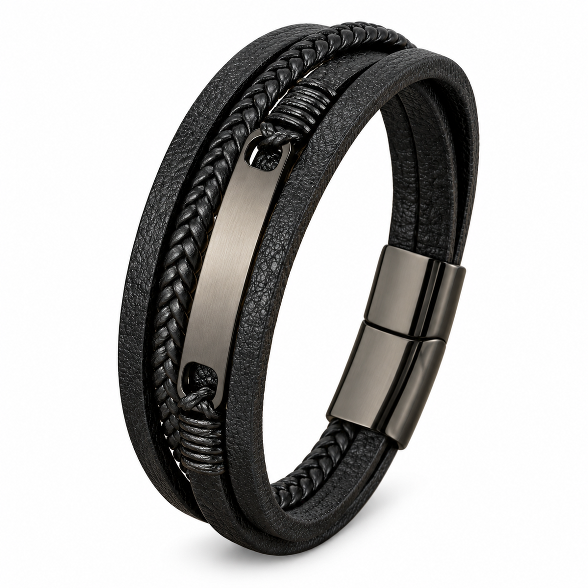 Manilla Insignia - Negro / negro - fondo blanco