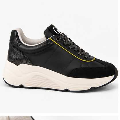 Deportivo Simona Negro mujer - vista lateral